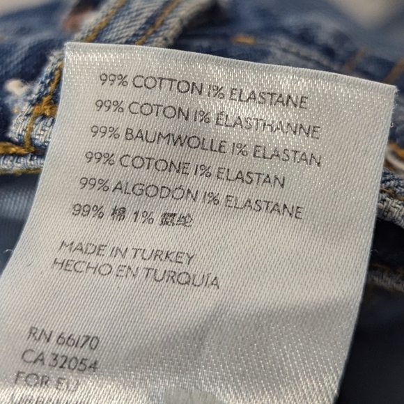 We The Free People Womens Jeans Size 27 Blue Distressed Stella High Rise Skinny - Picture 4 of 4
